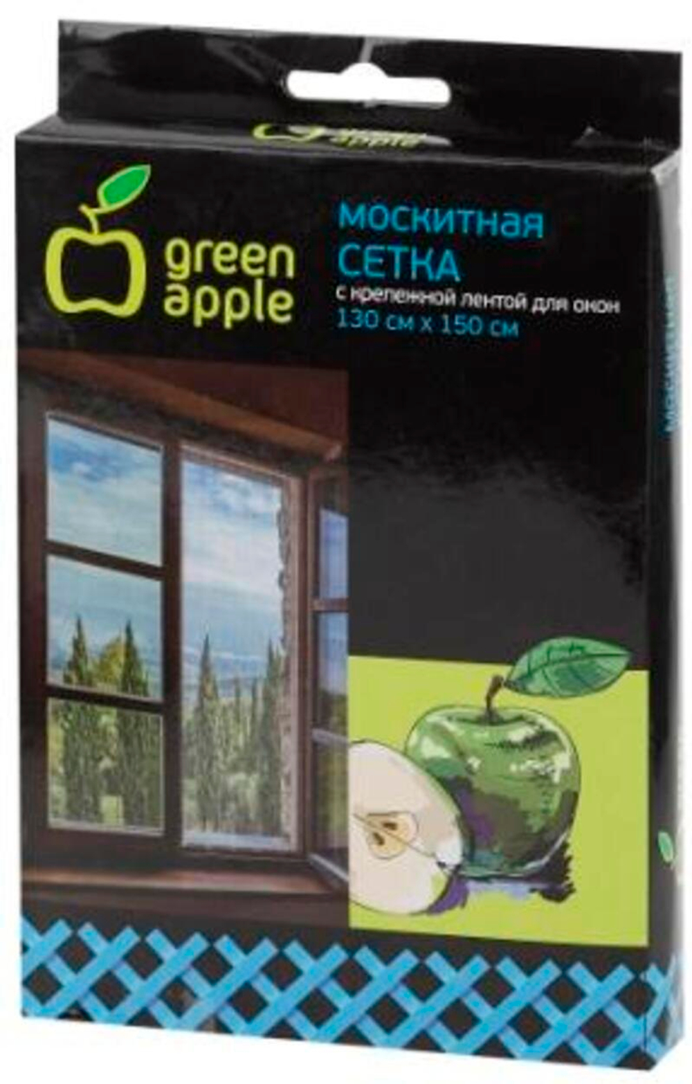 Сетка москитная для окон 130*150см GREEN APPLE GBN001
