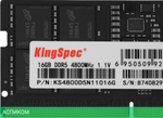 Оперативная память Kingspec 16GB DDR5 (KS4800D5N11016G)