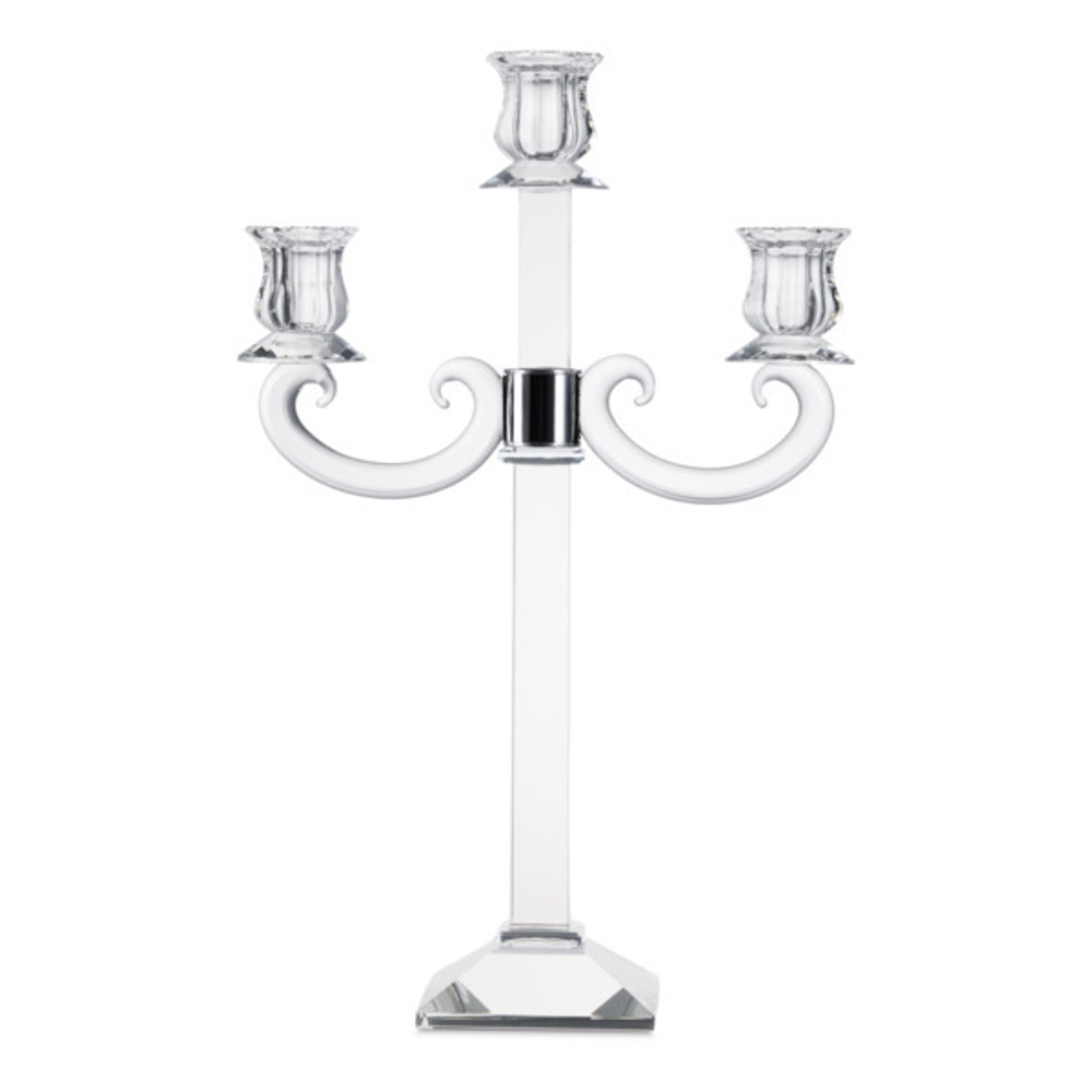 Канделябр на 3 свечи 36х36х45см Decor de table Хрустальное вдохновение