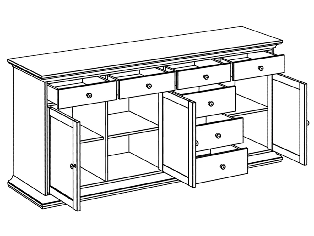 Сервант большой