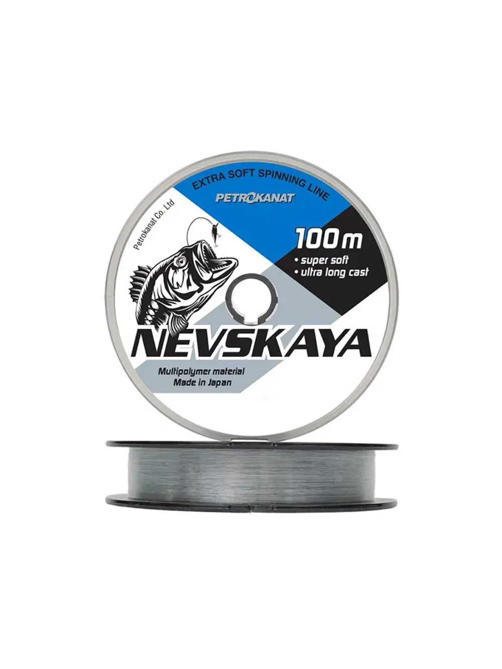 Монофильная леска рыболовная НЕВСКАЯ 0,23 мм, 6,0 кг