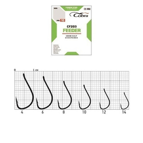 Крючки Cobra FEEDER SPECIALIST, размер №10, упаковка 10 шт.