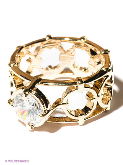 "Прия" кольцо в золотом покрытии из коллекции "Санскрит" от Jenavi