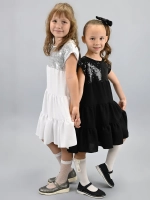 Платье нарядное для девочки с пайетками