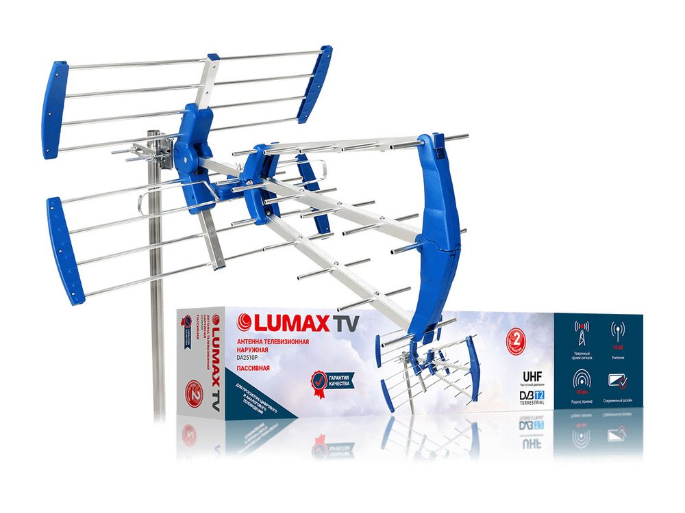 Антенна LUMAX DA2510P 21-60 к. / 12.0 дБ