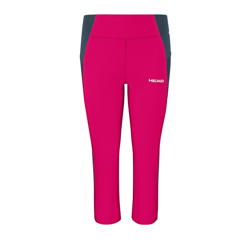 Женские теннисные брюки HEAD Power Tight Women - Pink, Dark Blue