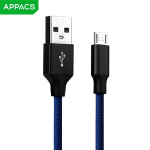 Кабель APPACS AP03156m, microUSB, 5V/2.4A, 1 метр