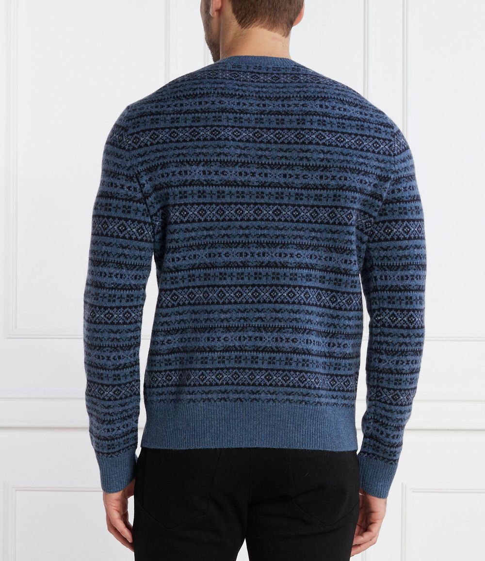 Хлопковый свитер POLO RALPH LAUREN - голубой(710918122)
