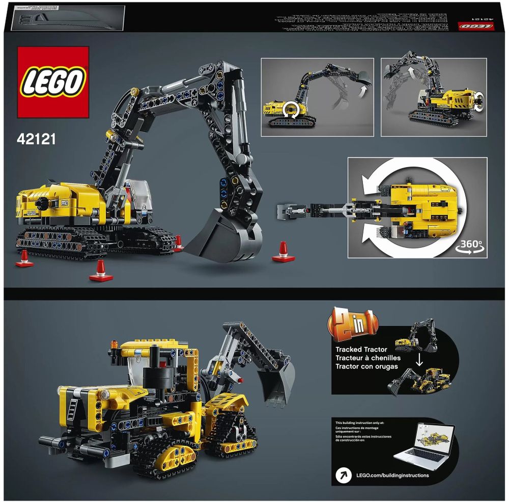 Конструктор LEGO Technic 42121 Тяжелый экскаватор