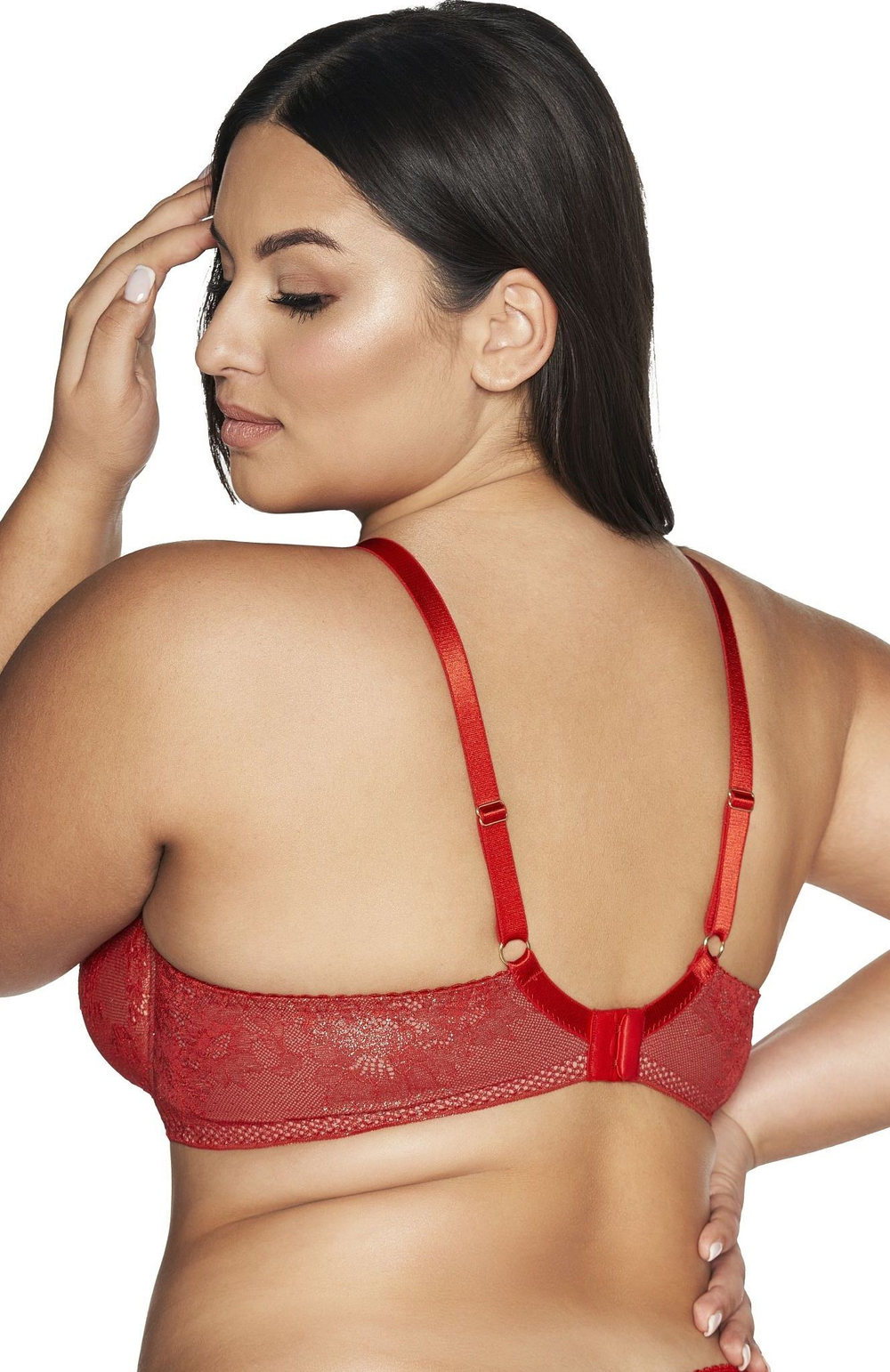 Эффектный бюстгальтер Crown (Размер: 90B) (Цвет: красный)