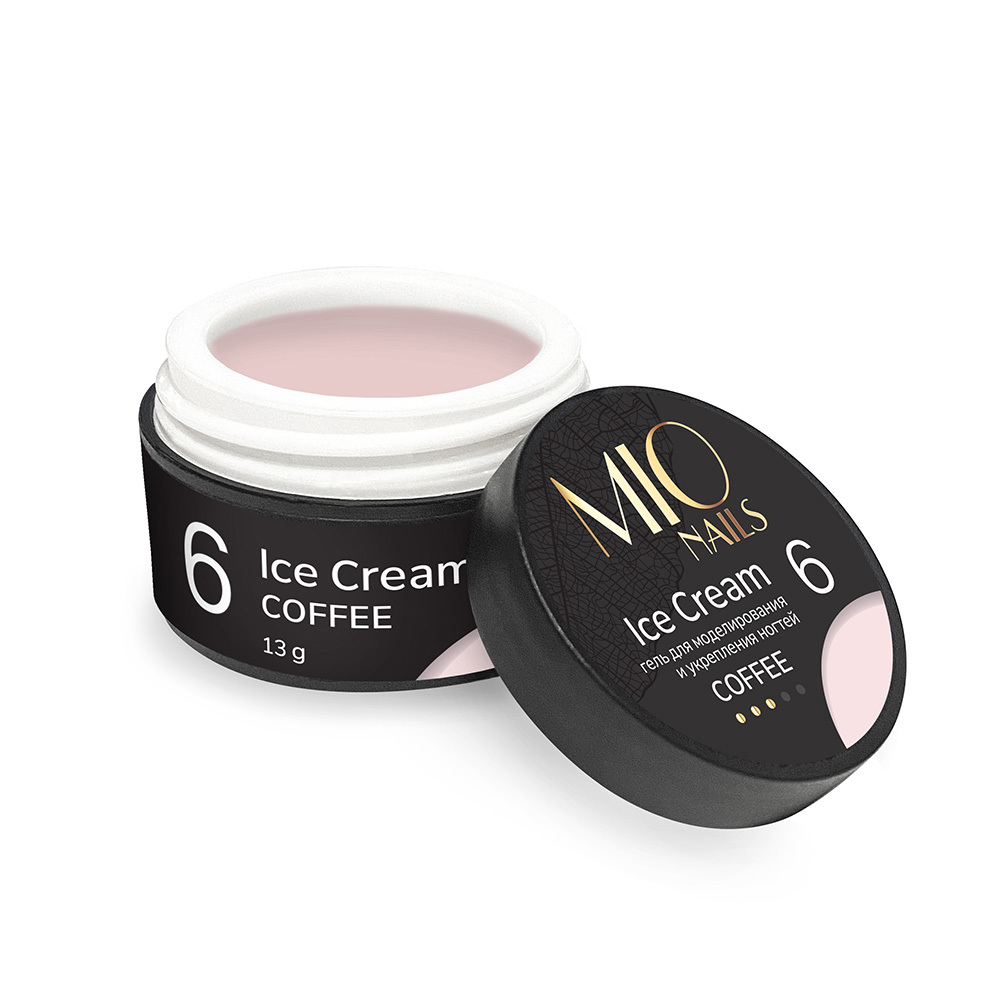 Гель MIO NAILS  "ICE CREAM GEL" - COFFEE № 06 , 13 гр