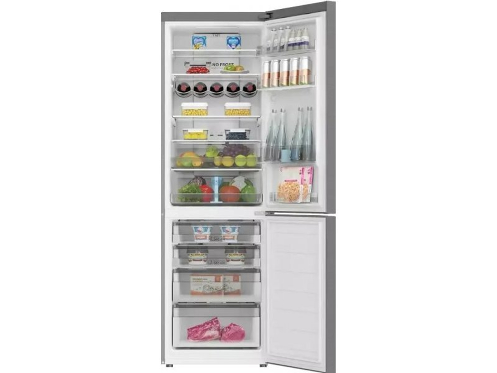 Холодильник Haier C2F636CFFDU1 Total No Frost серый металлик