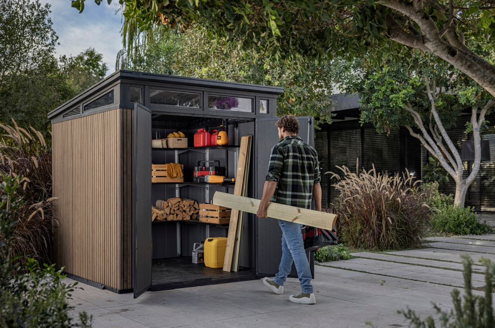 Садовый сарай Keter Signature Vertical Pent 7x7 brown