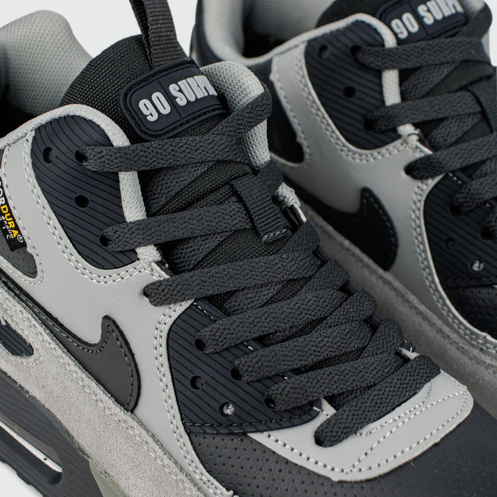 Кроссовки Nike Air Max 90 Mid Grey Black with Fur