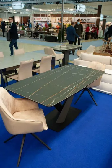 Стул Basket крутящийся, бежевый велюр