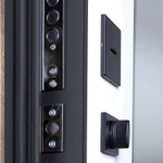 Стальная дверь "Plata" с зеркалом