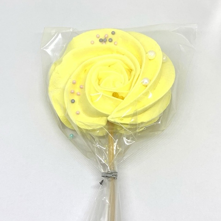 Безе на палочке "Жёлтое" 6см