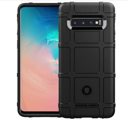 Чехол для Samsung Galaxy S 10 цвет Black (черный), серия Armor от Caseport