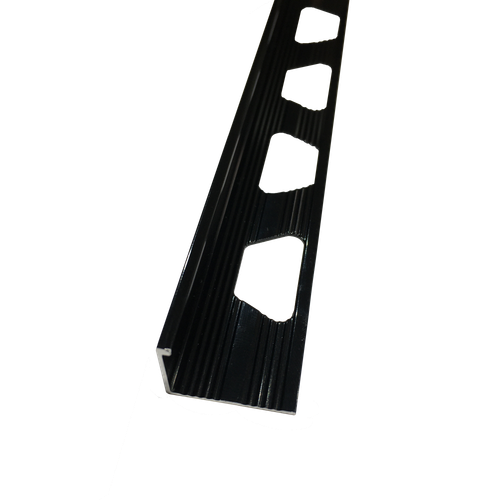 АП 10мм "DO-1" 2,7м Черный глянец Г-об. анод. алюм.
