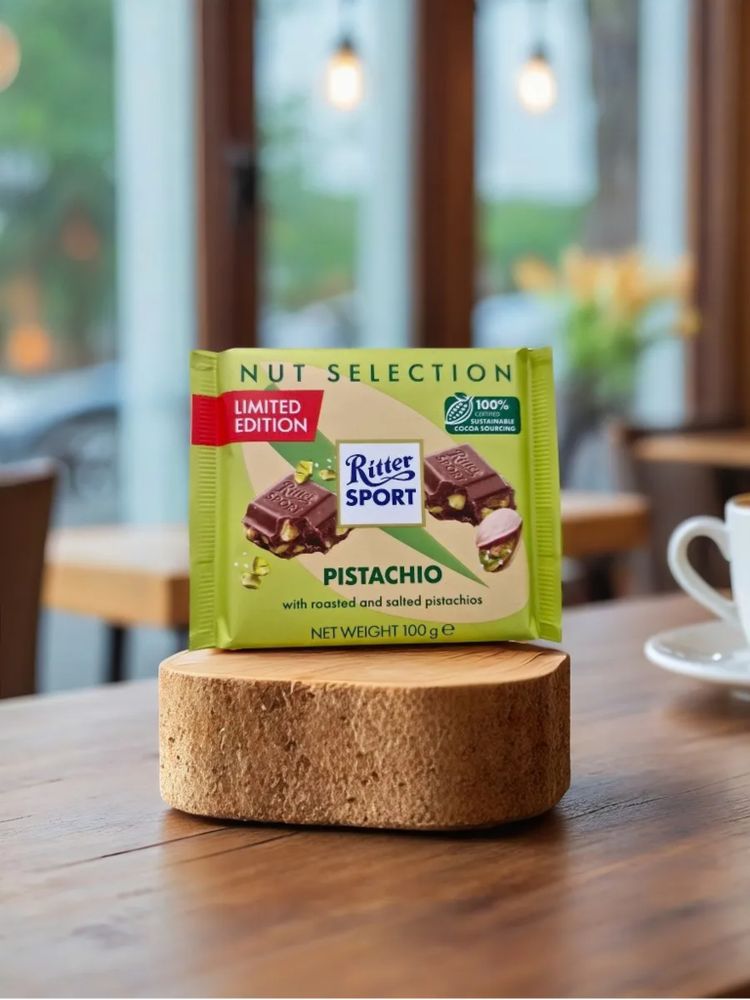 Шоколад Молочный Ritter Sport Фисташка 100 г x 2 шт