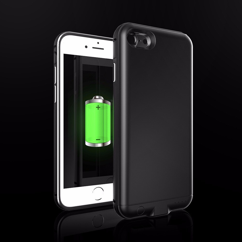 Power Bank 3100mAh, iPhone 6/7/8 (8pin), с беспроводной зарядкой, черный