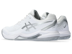 Женские кроссовки для Падел Asics Gel-Dedicate 8 Padel - white/pure silver
