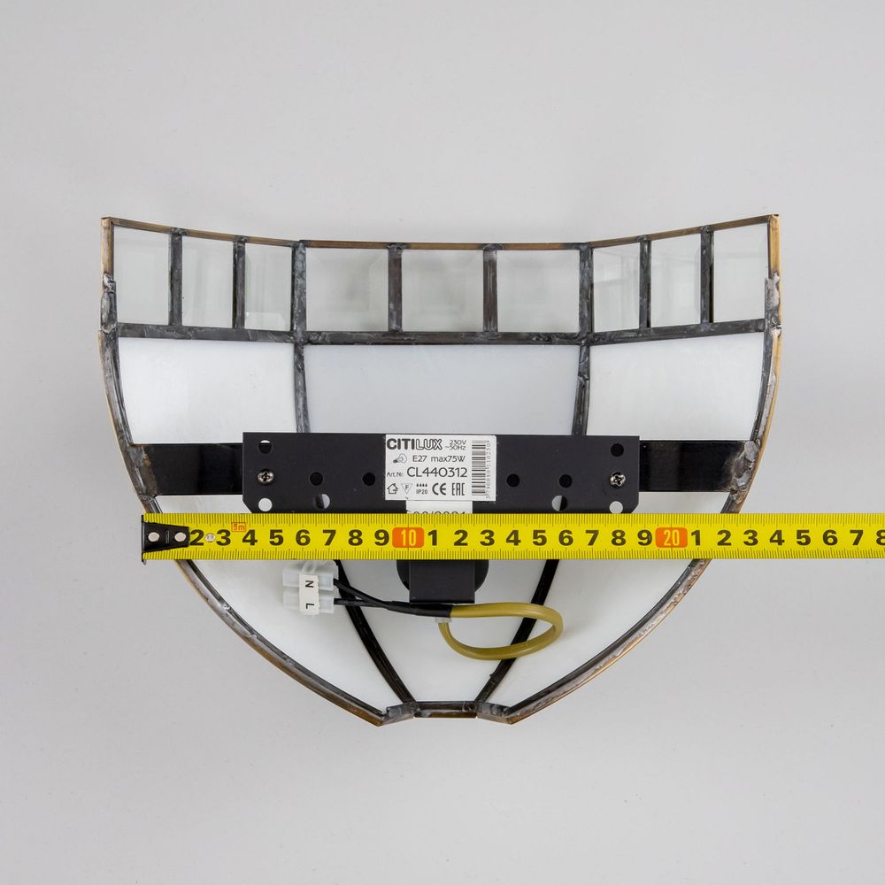 Citilux Шербург-1 CL440312 Бра витражное Бронза