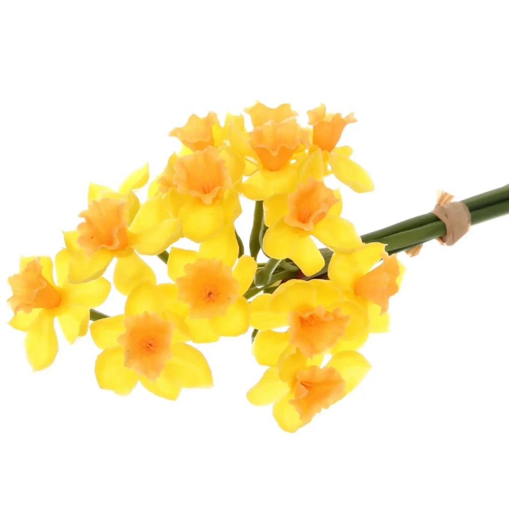 Цветок искусственный «Natur» 50см Нарциссы желтые