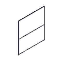 Секция  RAND комбинированной перегородки RP160SL140  1400х22х1600