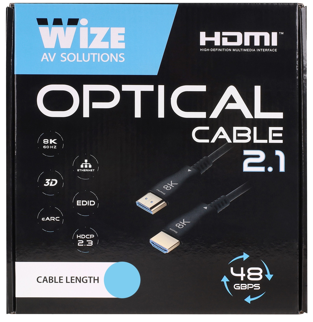 Кабель HDMI Wize AOC-8K-HM-HM-40M