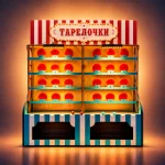 Аттракцион «Тарелочки» двойной