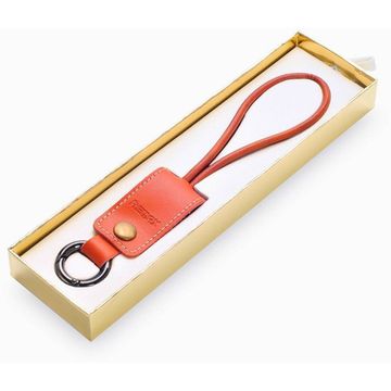 Кабель брелок Remax Western для зарядки MicroUSB 32см Коричневый