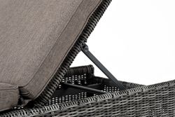 "Рим" шезлонг с подушкой, цвет графит