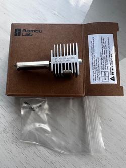 Хотэнд с соплом 0,2 мм из нержавеющей стали для 3Д принтера Bambu Lab A1/A1 mini (FAH018)