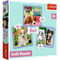 Puzzle "3in1" - Lovely dogs / Trefl