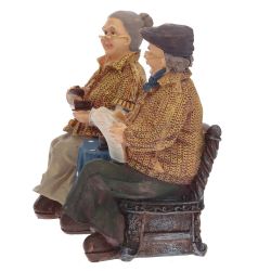 GAEM Фигурка декоративная "Бабушка с дедушкой", L21 W9 H15 см, 2в.