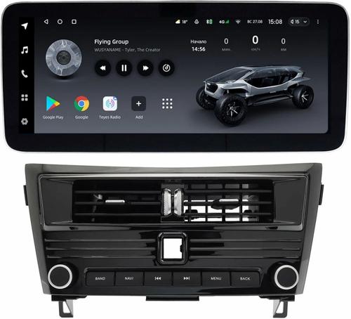 Магнитола для Nissan Qashqai J11, X-Trail T32 2014-2020 - Teyes LUX ONE ROUND монитор 12.3" на Android 10, Быстрая, CarPlay, 4G SIM-слот
