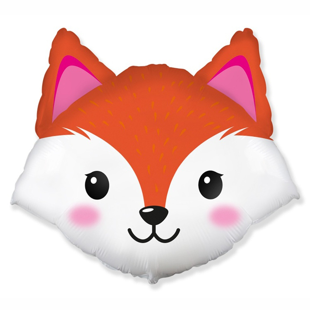 Шар Фольгированный Голова Лисы (Ассорти)