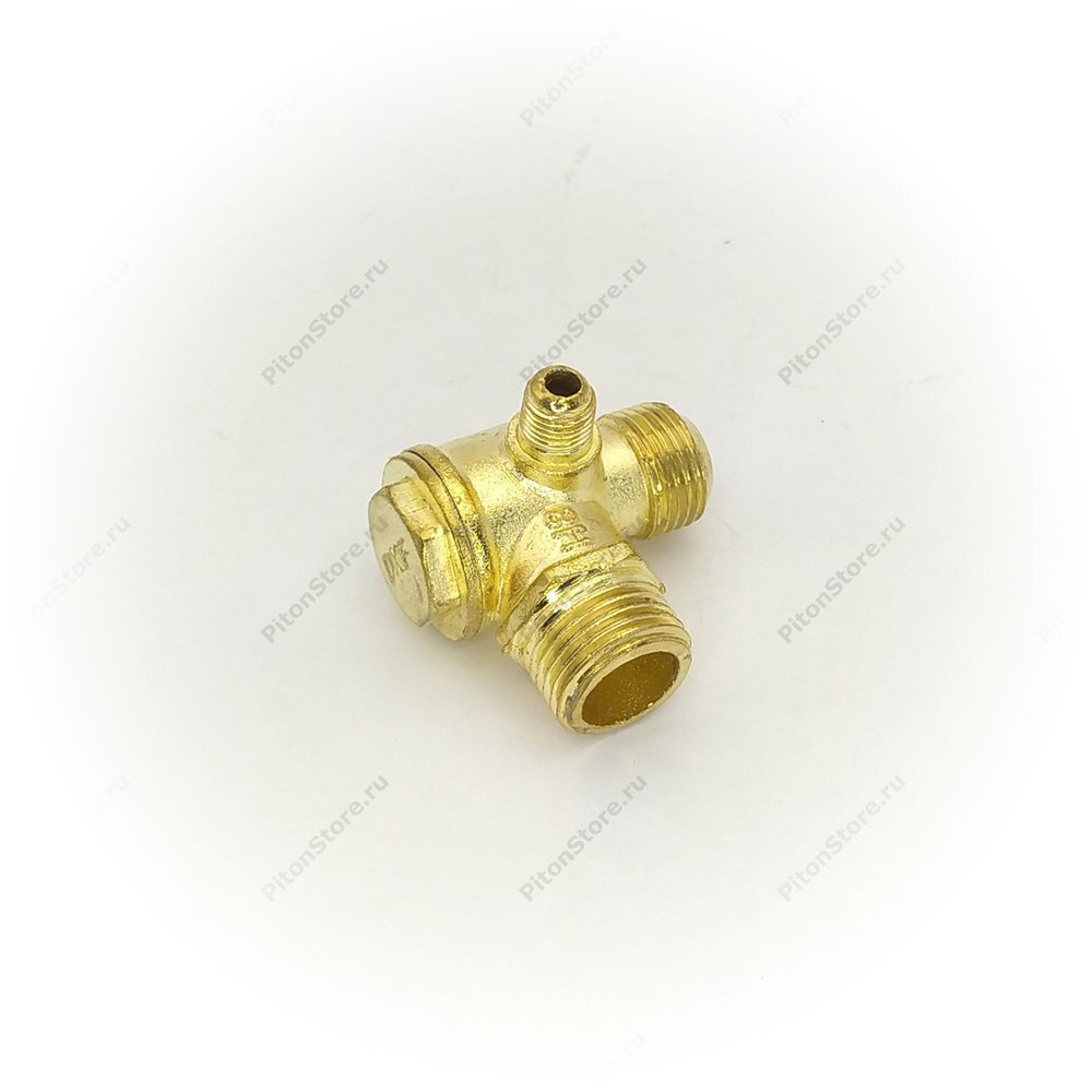 Клапан компрессора обратный (вход/выход: 3/4"-16-Н - 1/2"Н, трубка:Н) [AEZ]