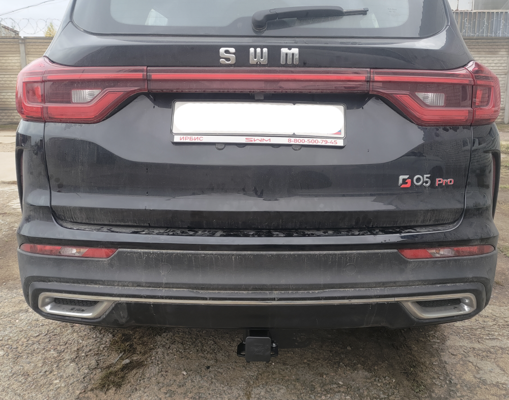 Фаркоп с элект. Smart, на SWM G05 Pro, 2021- (паспорт и сертификат в комплекте) FA 0105-E, Бизон
