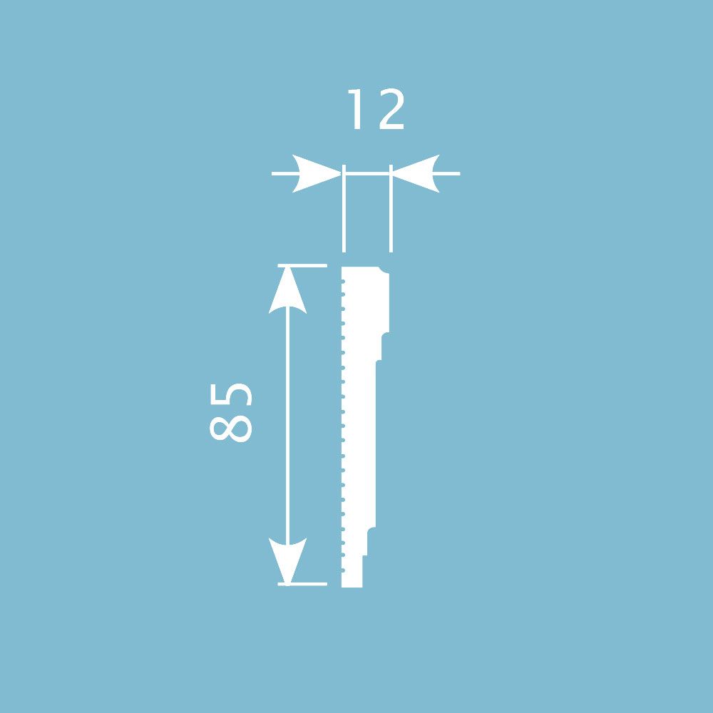 Молдинг Ecopolymer, 85x12 мм