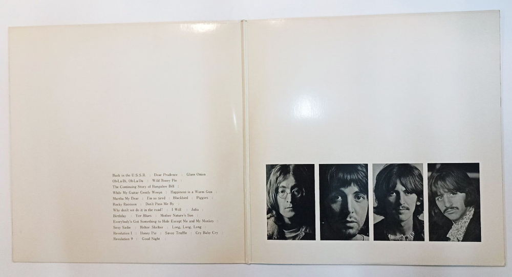 Винтажная виниловая пластинка LP The Beatles White Album (Japan 1973) (No Photo) (No Obi)