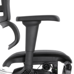 Кресло FALTO Ergohuman Ultra с подножкой ( чёрный каркас /сетка чёрный T-168-B1 Black )