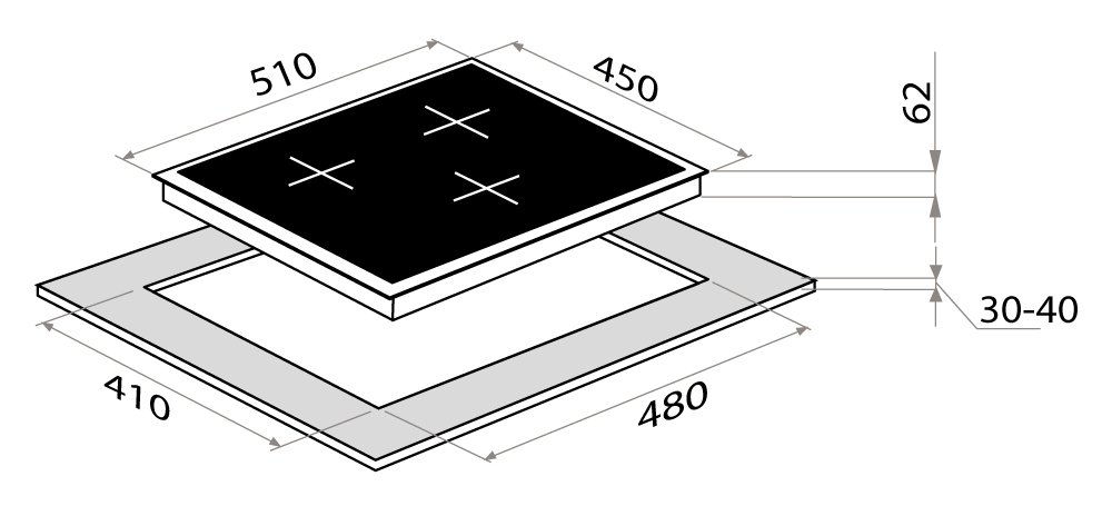 Индукционная варочная панель MAUNFELD EVI.453-WH фото 10