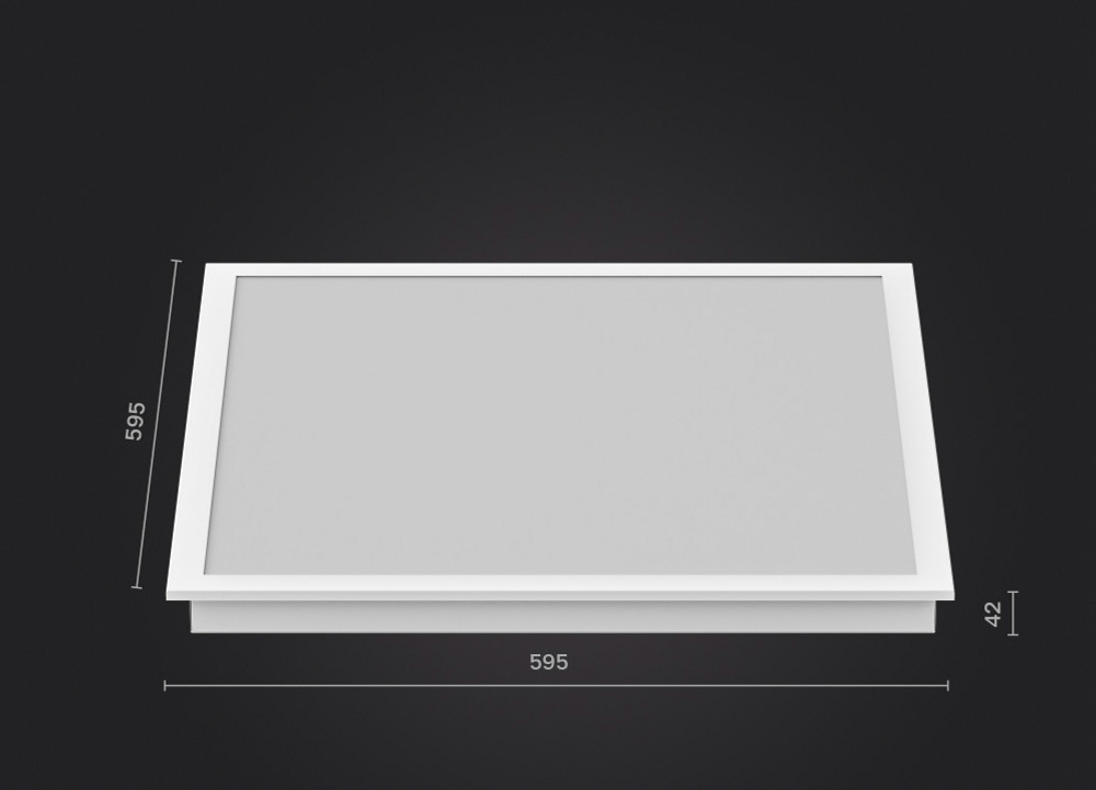 Светильник LED Ecophon (для потолка Экофон) кромка-Dg 600х600 38Вт SL 4000К опал IP40 DR