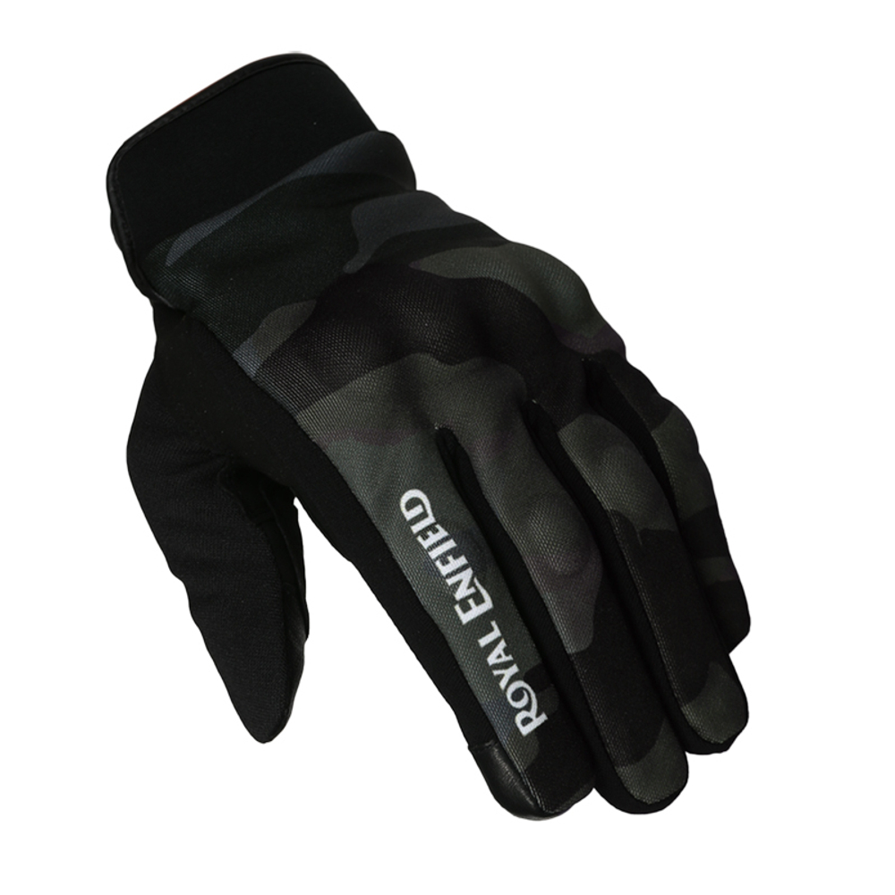 Перчатки мужские Royal Enfield, цвет - камуфляж-оливковый, размер - L, арт. RRGGLN000033 (GLAW20003OLIVE CAMO)