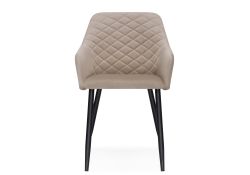 Кресло Стив черный / бежевый