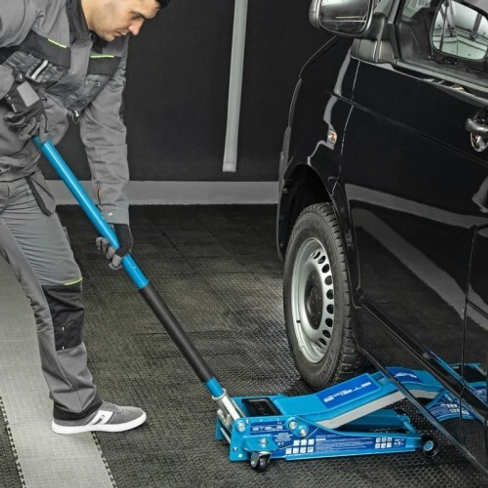 Домкрат подкатной STELS LOW PROFILE QUICK LIFT быстрый подъем (3,0 т - 75/515 мм) 51136 51136