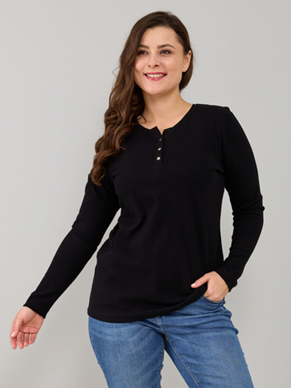 Лонгслив ЛНр-008/черный