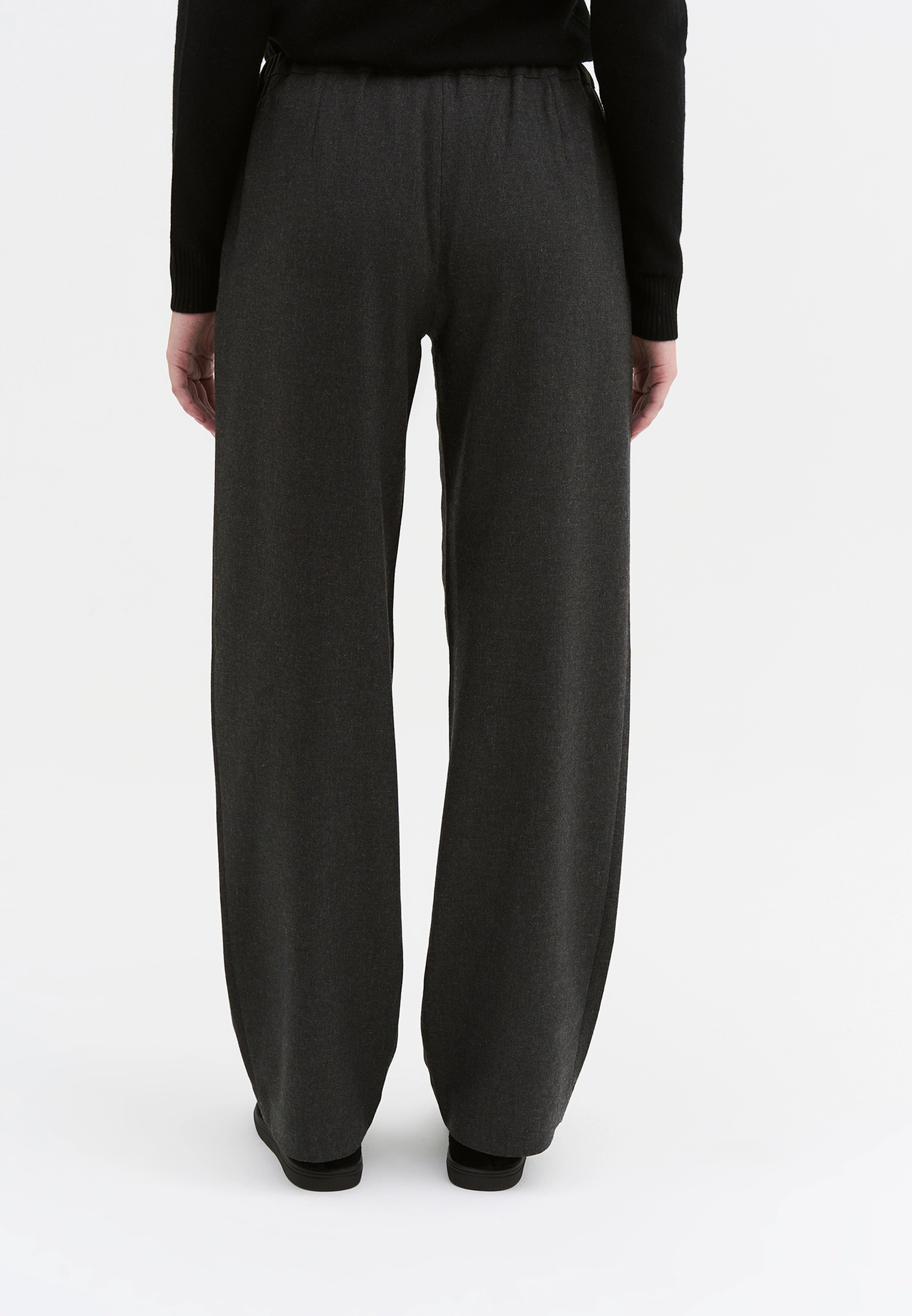 Брюки из шерсти и вискозы